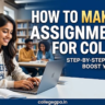 How to Make Assignment for College Student Guide