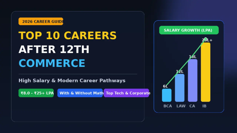 Top 10 Career Options for Commerce Students After 12th in India